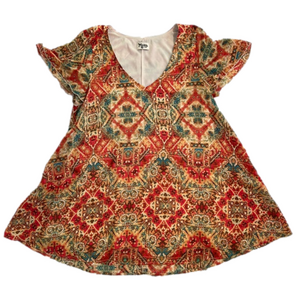 Show Me Your MuMu tunic swing top, colorful, excellent condition size L